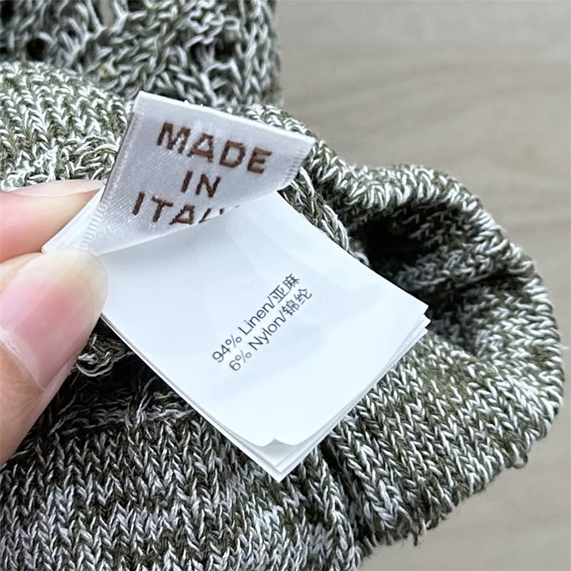 BC Hand Crochet Knit Sweater Ash