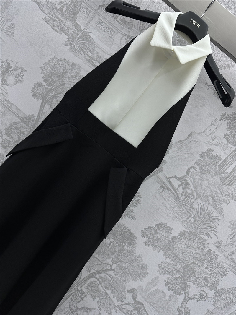 D10r backless pleated maxi dress replica designer clothing websites