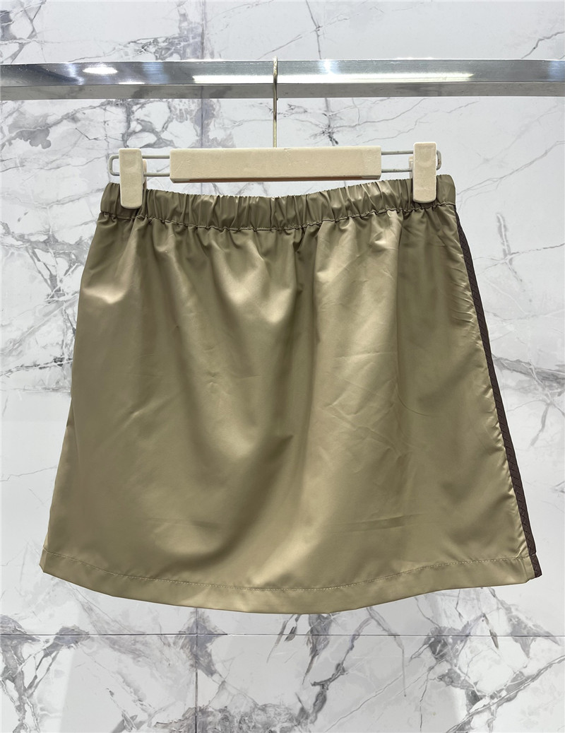 M1um1u zippered nylon sun protection jacket and skirt suit