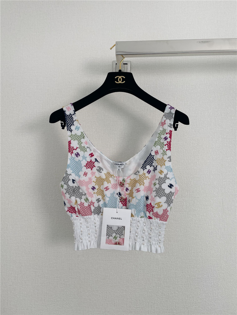 Chanel flower waist vest replica designer clothes