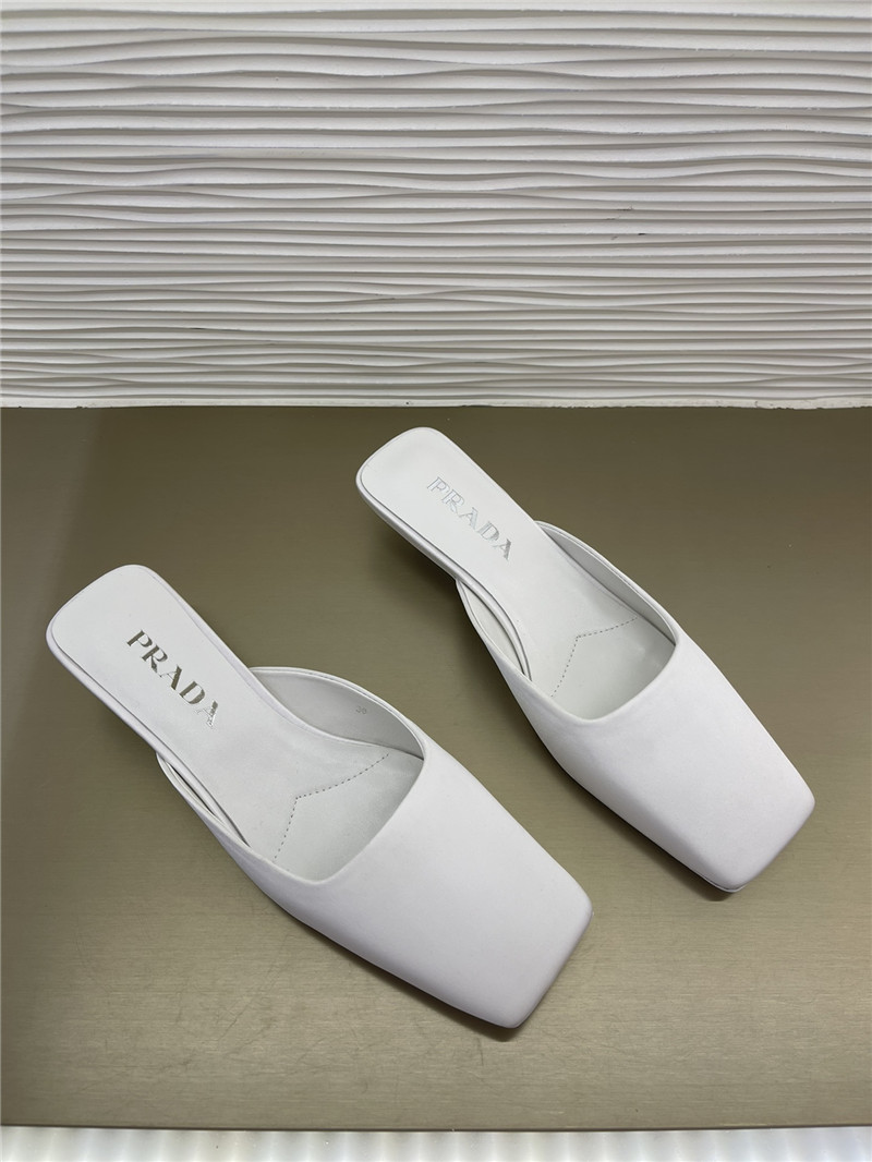 prada genuine leather injection logo and semi-trail replica shoes