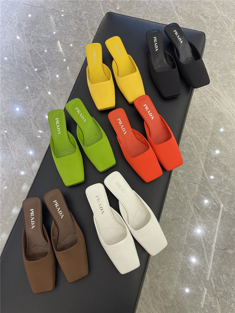 prada genuine leather injection logo and semi-trail replica shoes