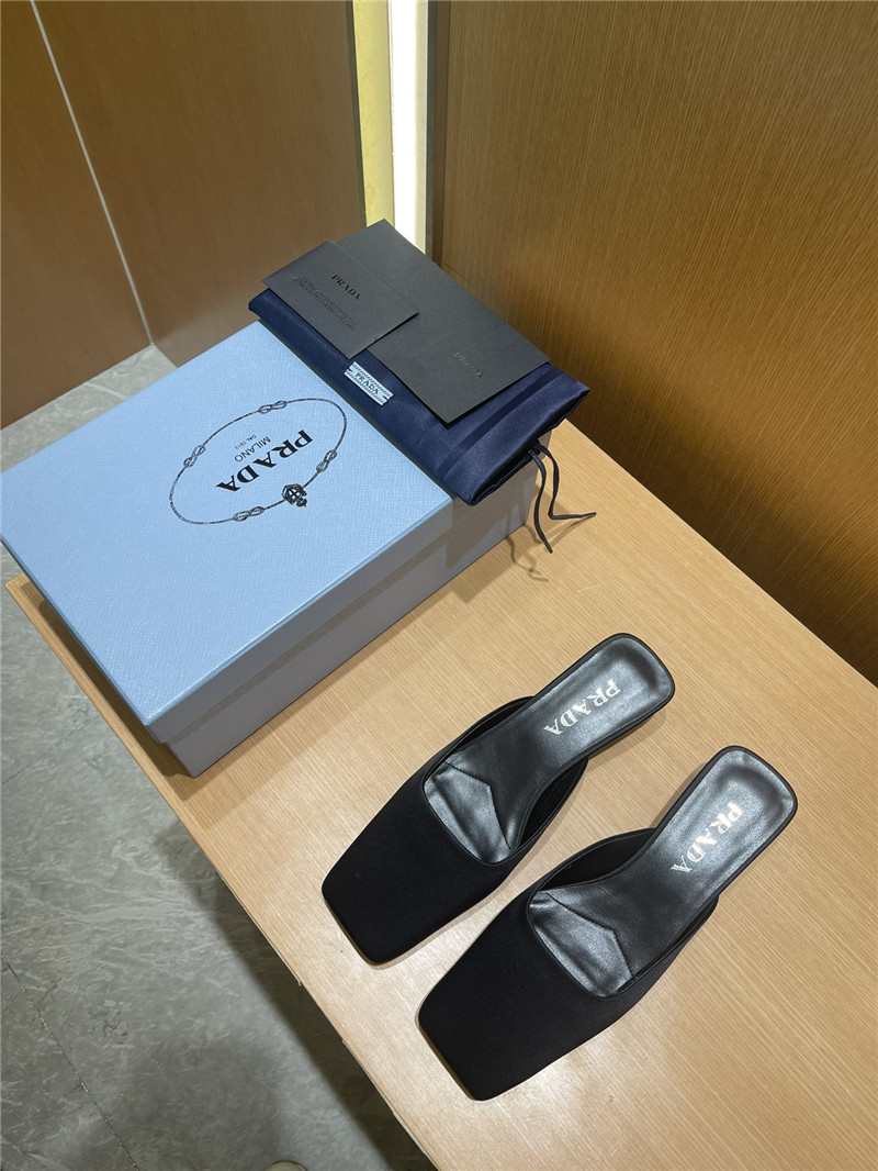 Pra*a genuine leather injection logo and semi-trail replica shoes