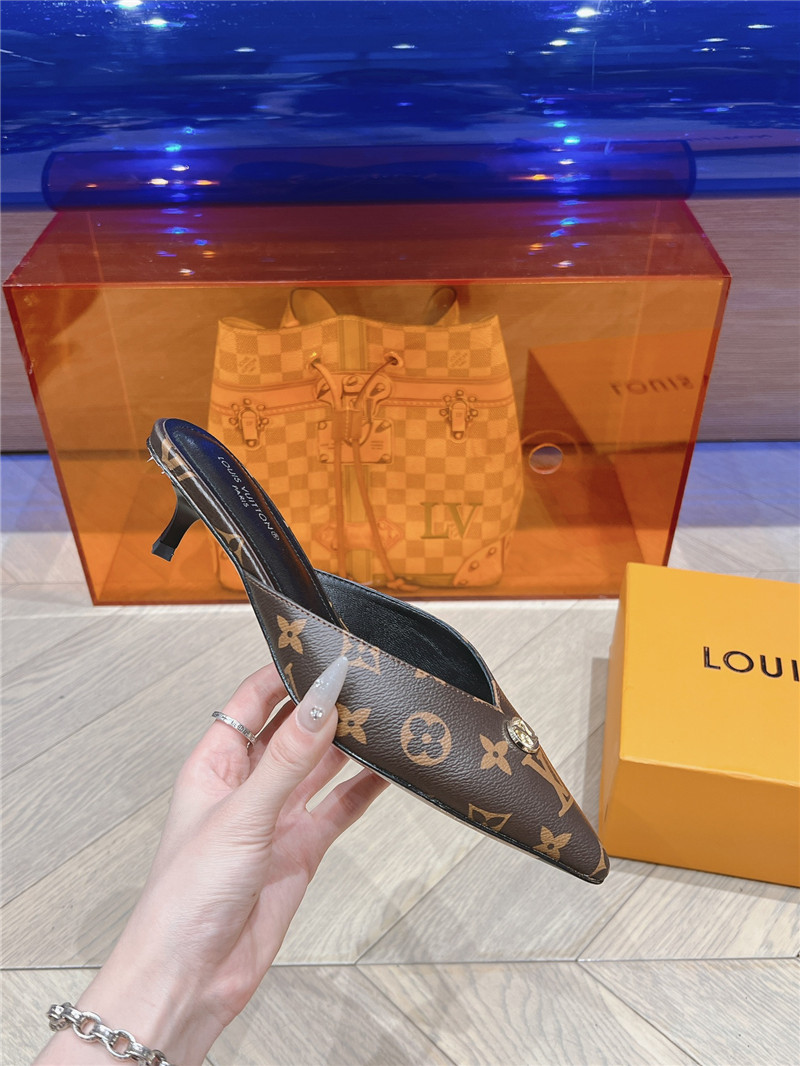 l0vis Vvtt0n lv pointed toe high heel sandals replica shoes
