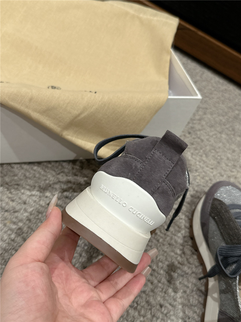 BC Gray Platform Sneakers for Women