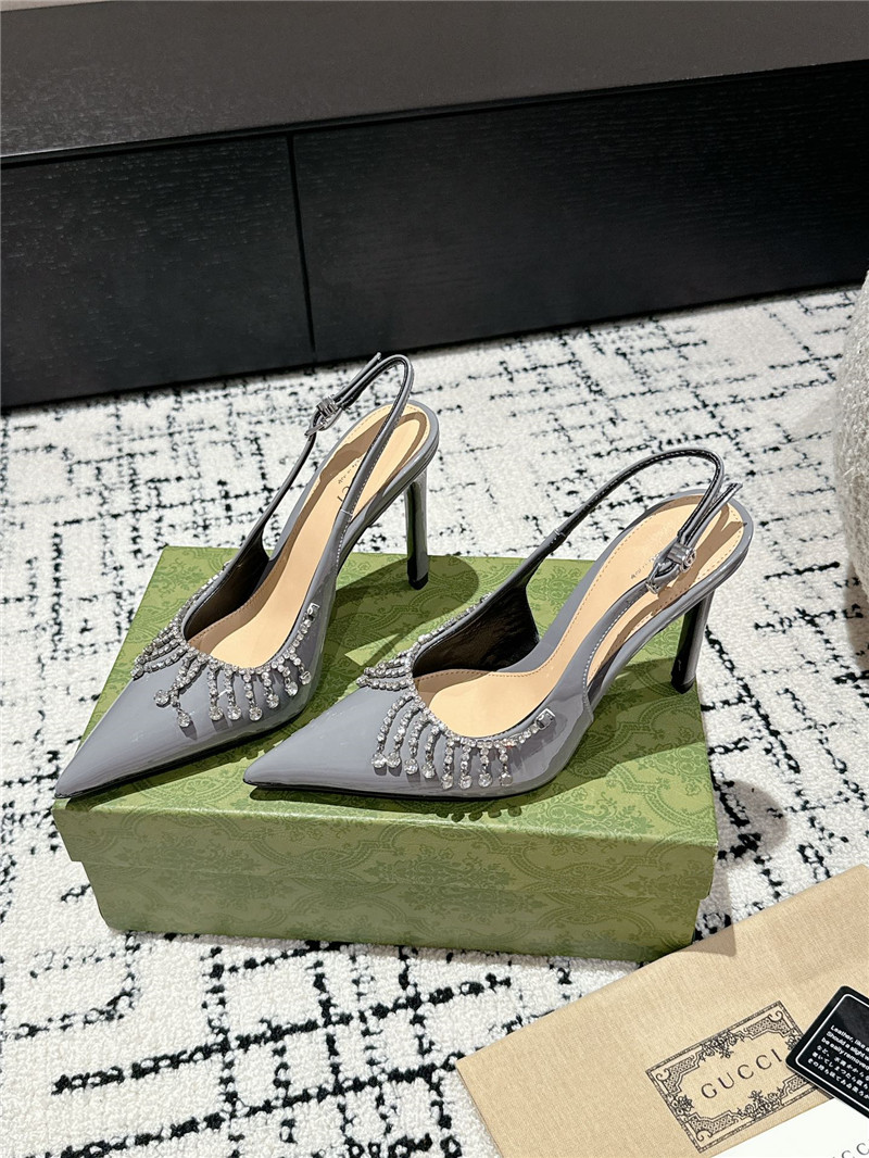 Gucci hollow back high heels maison margiela replica shoes