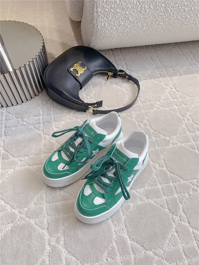 Dior Platform Green Sneakers