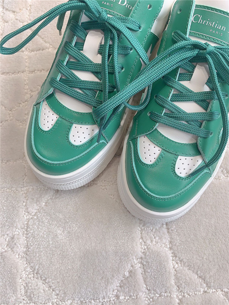 D10r platform green sneakers