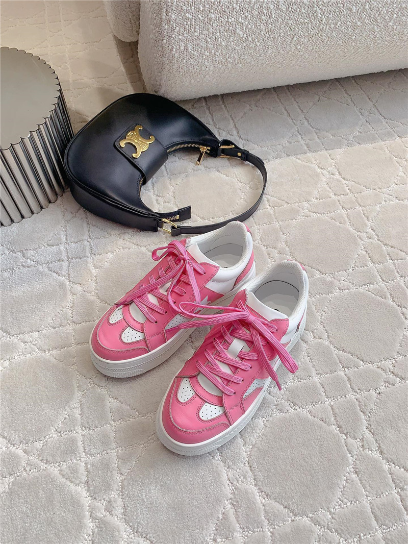 Dior Platform Green Sneakers Pink