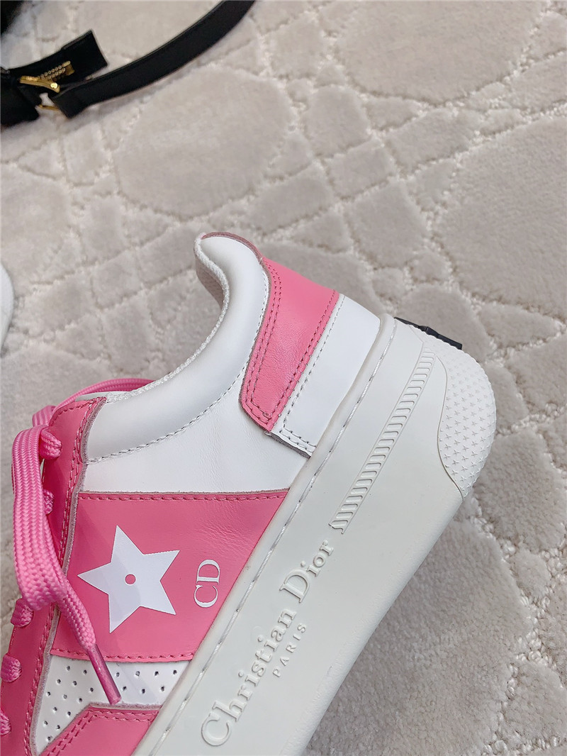 D10r platform green sneakers pink