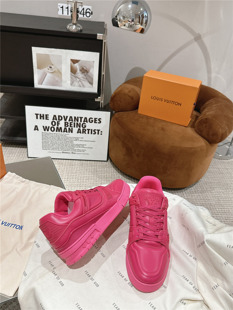 l0vis Vvtt0n lv trainer women¡¯s pink sneakers