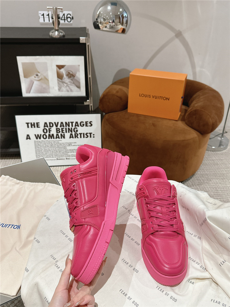 l0vis Vvtt0n lv trainer women¡¯s pink sneakers