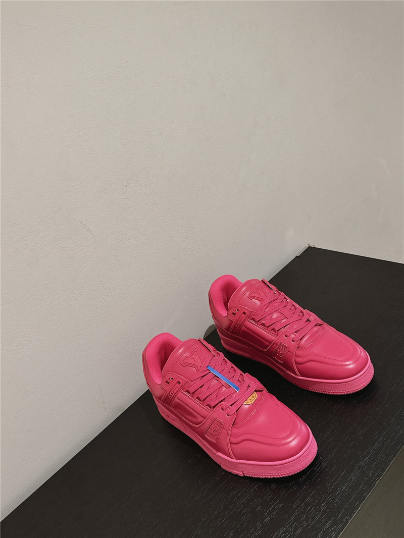 Louis Vuitton LV Trainer Women¡¯s Pink Sneakers