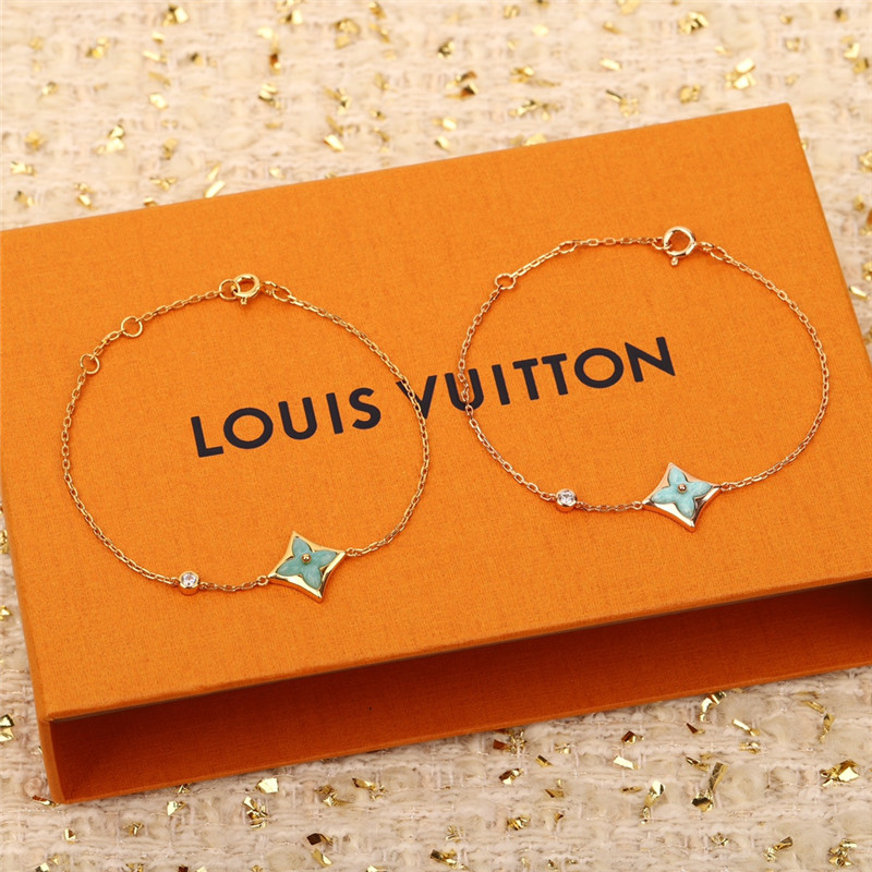 louis vuitton LV amazonite bracelet