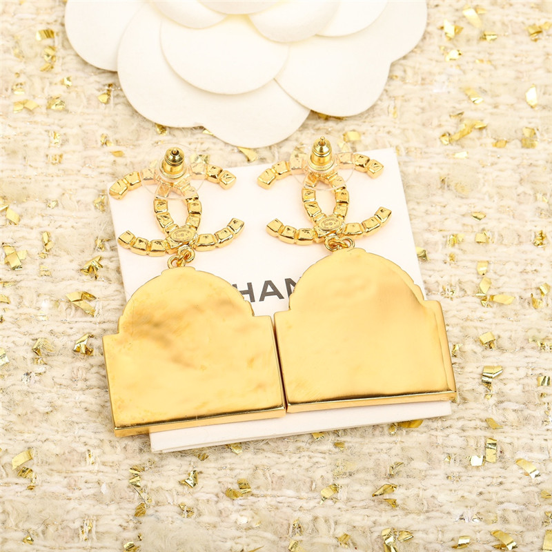 Ch**el handmade kangpeng earrings