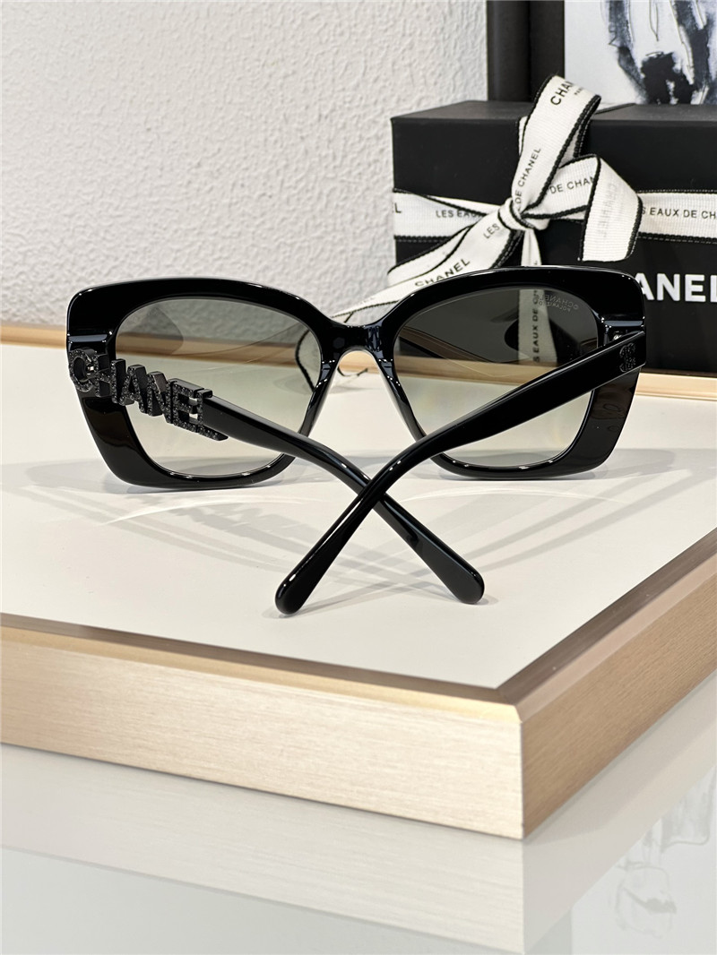 Ch**el classic square frame butterfly sunglasses