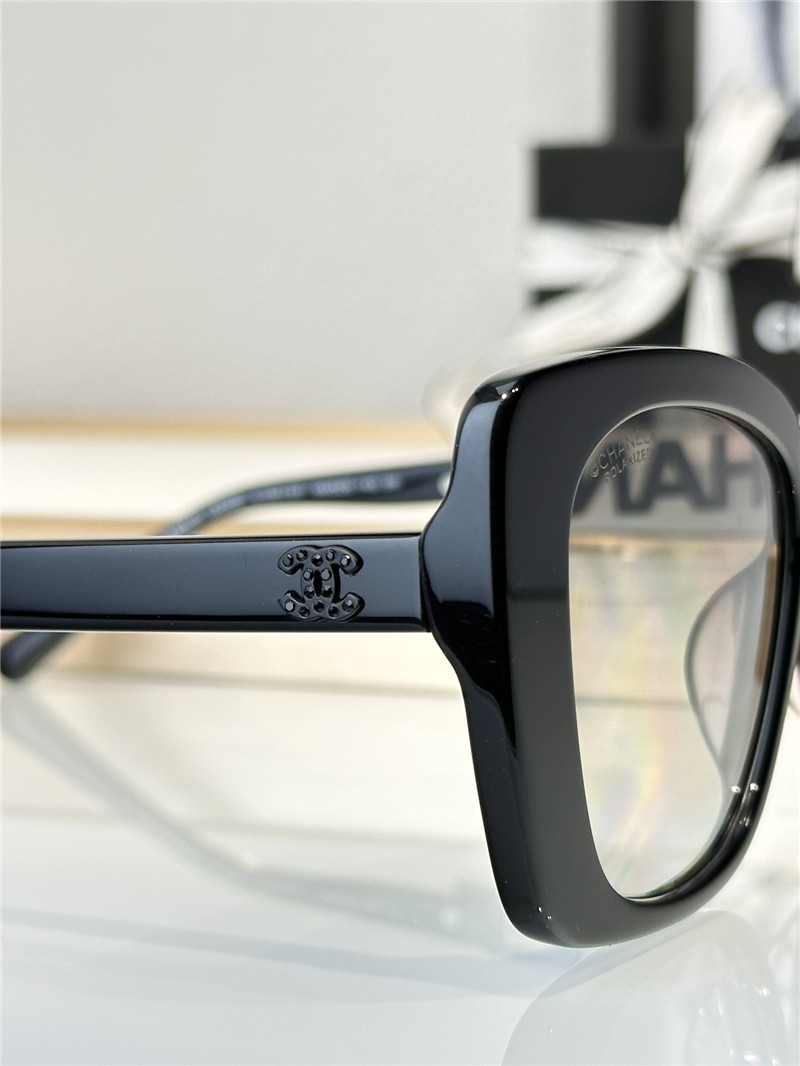 Ch**el classic square frame butterfly sunglasses