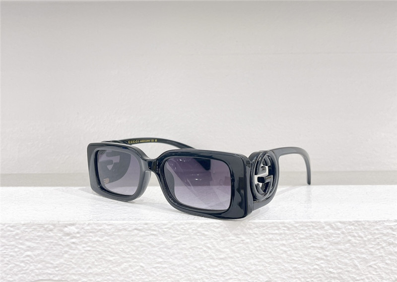 Gucci luxury rectangular sunglasses
