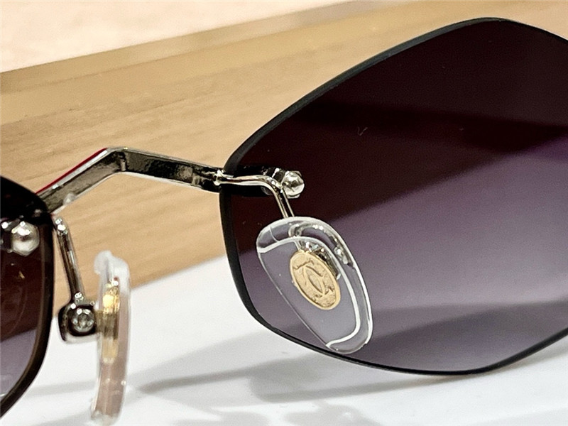 C a r t i e r Irregular rimless sunglasses