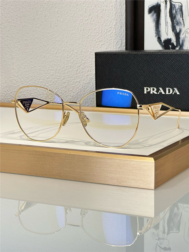 pra*a sparkling D1am0nd triangle sunglasses