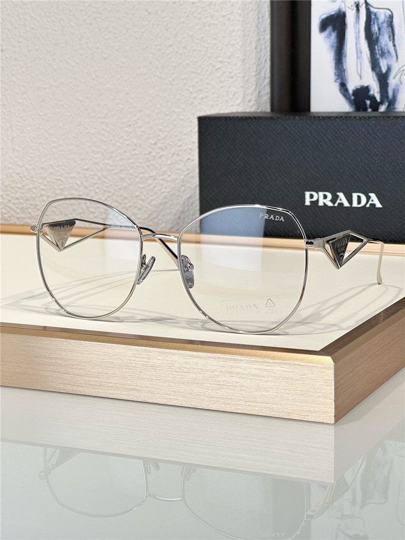 pra*a sparkling D1am0nd triangle sunglasses