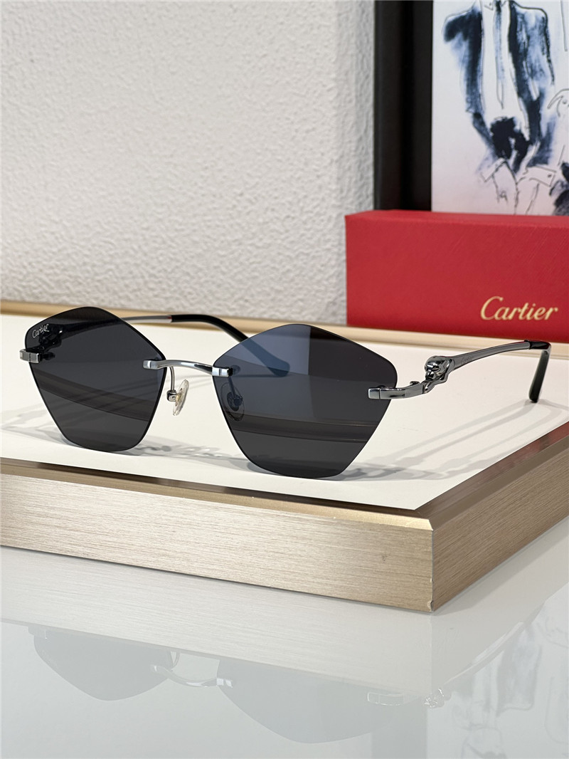 Cartier ultra-light titanium frame series sunglasses