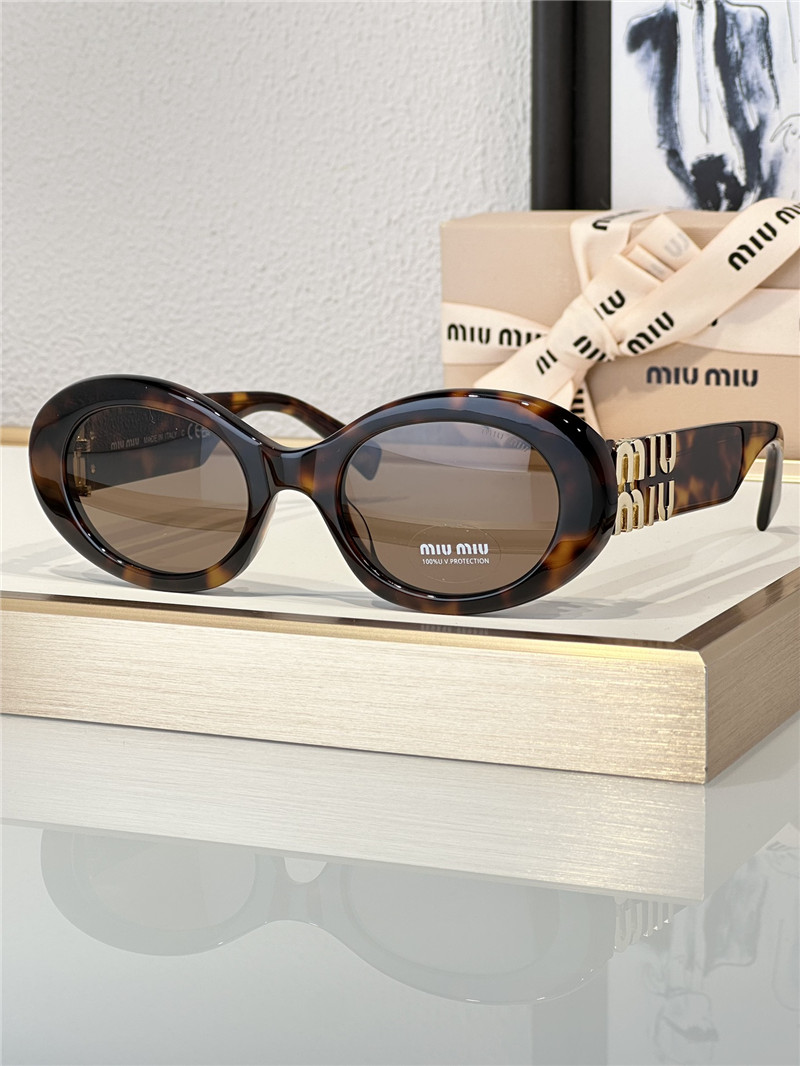miumiu oval sunglasses