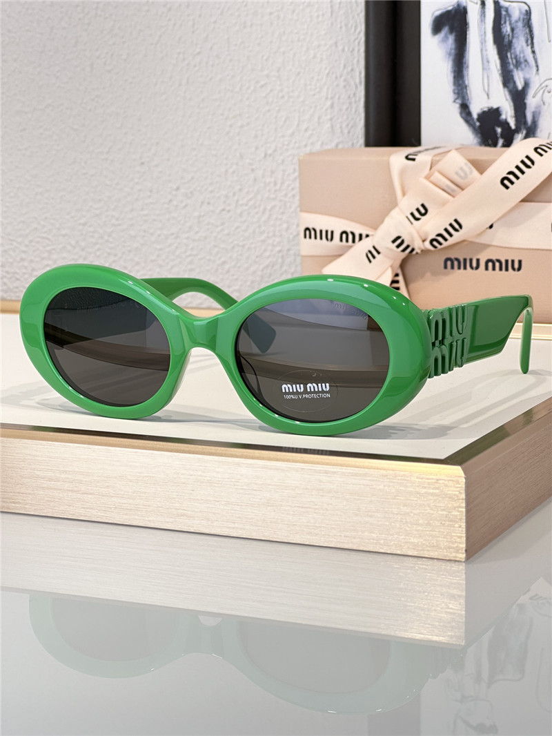 miumiu oval sunglasses