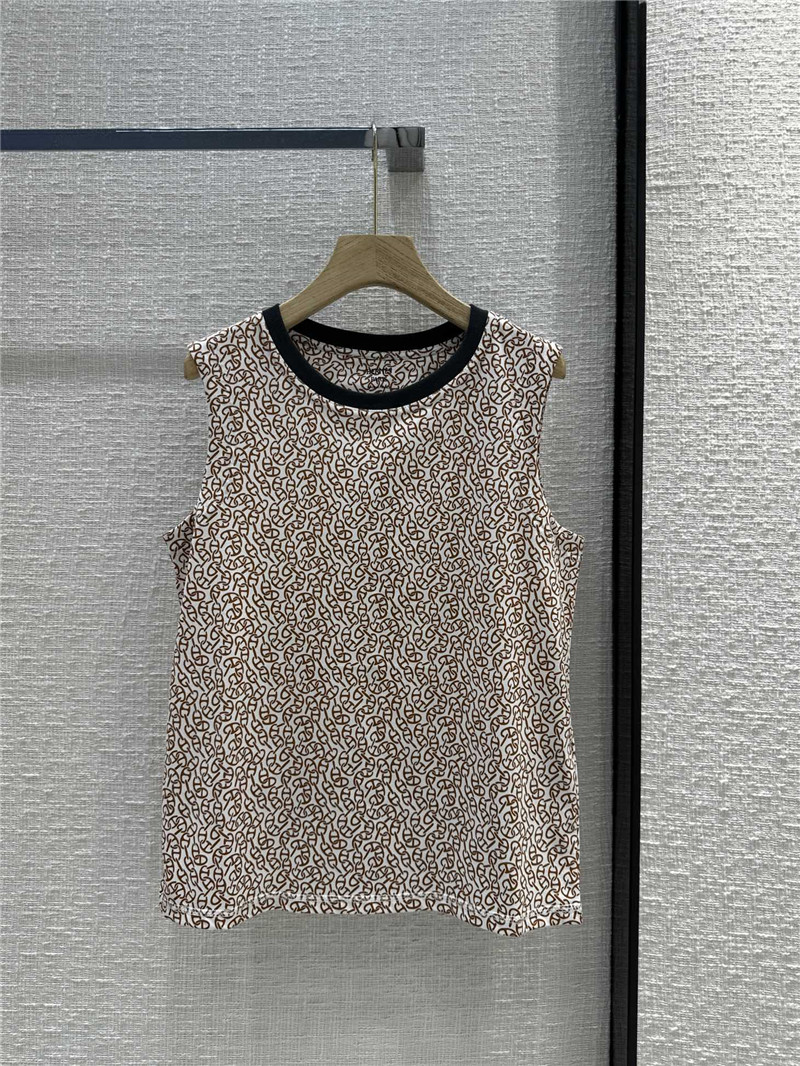 Hermes round neck printed vest T-shirt replica d&g clothing