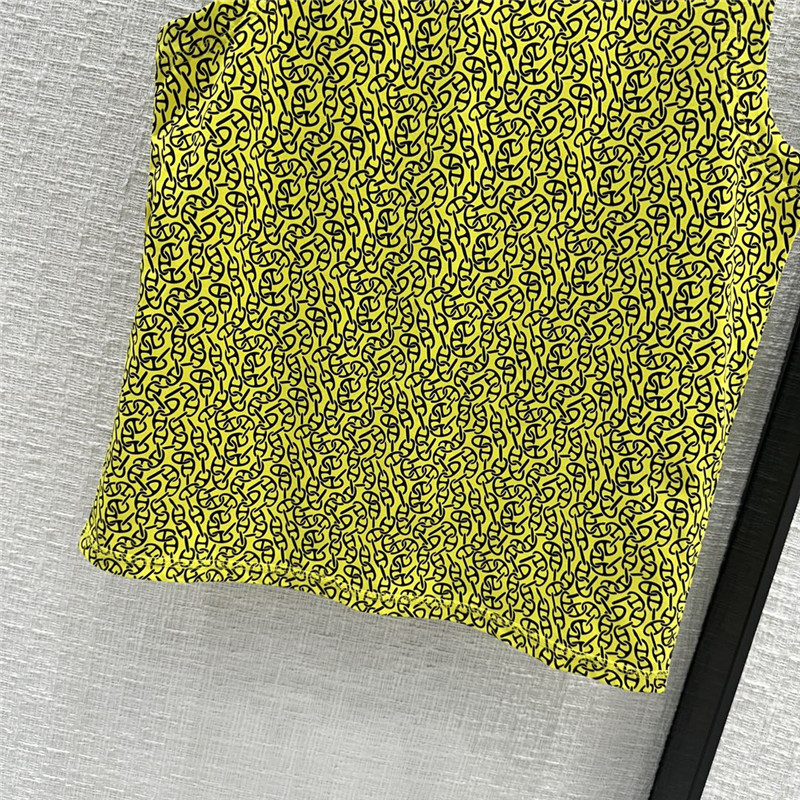 H**me5 round neck printed vest t-shirt replica d&g clothing