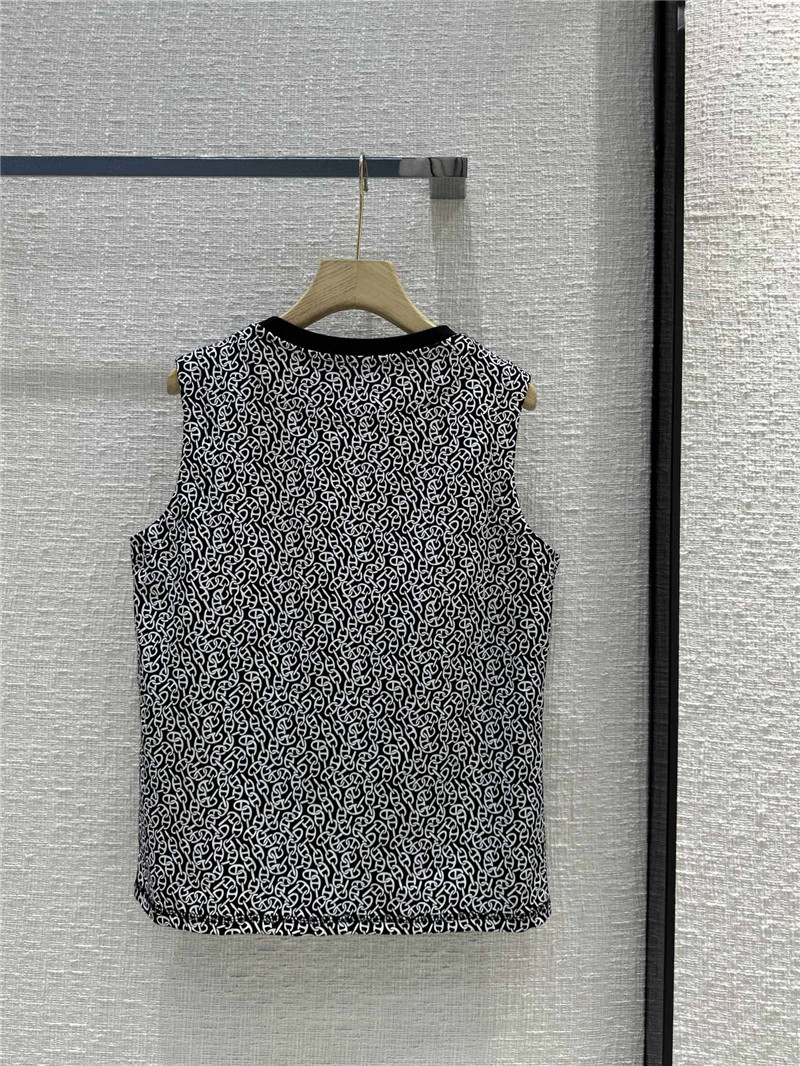 H**me5 round neck printed vest t-shirt replica d&g clothing