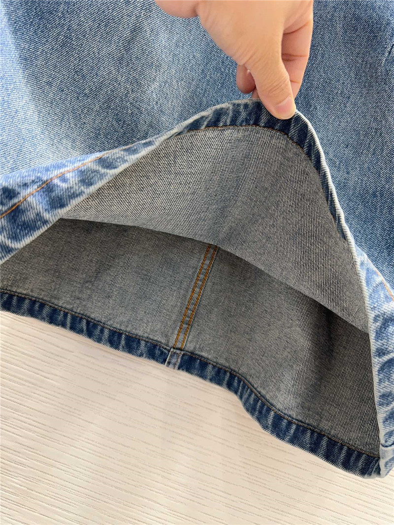 Ch**el tannin yeast washed denim dress replica clothing sites