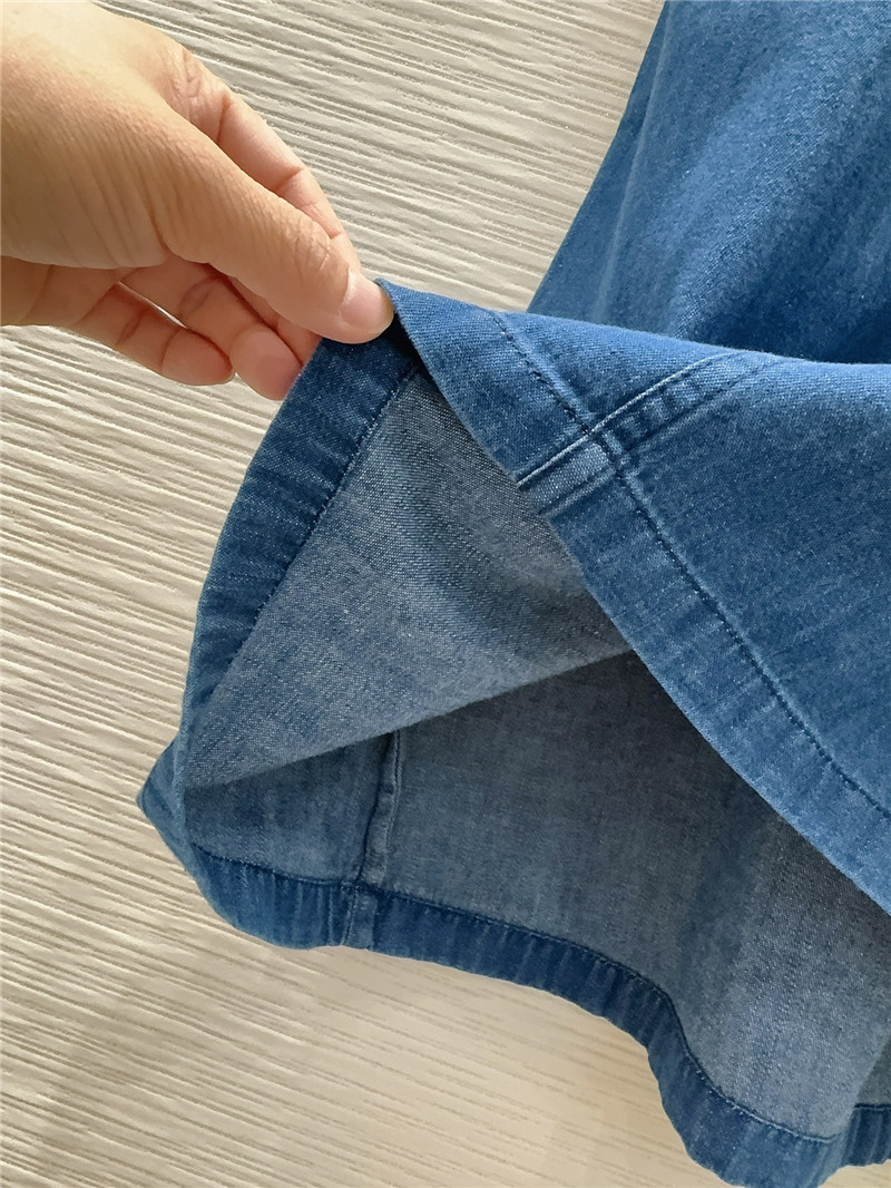 prada mid-century style denim shirt dress replica clothes