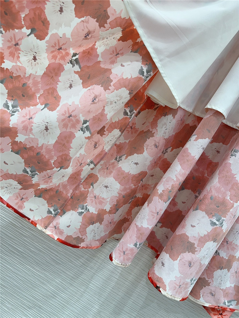 M1um1u french floral series dress replica designer clothes