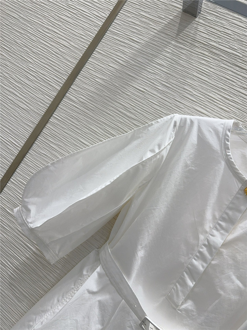 Chloé crew neck dress cheap designer replica clothes