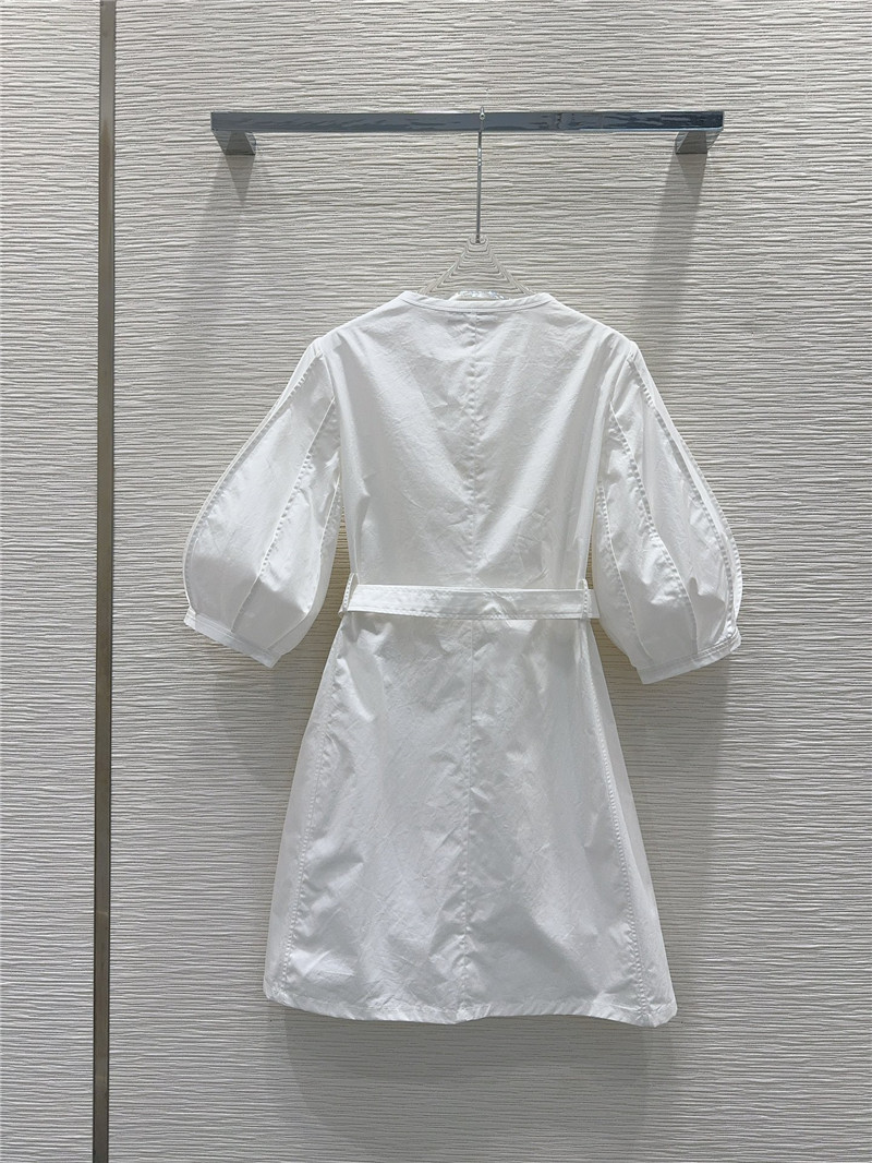 Chloé crew neck dress cheap designer replica clothes