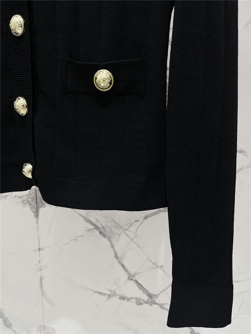 Balmain metal buckle V-neck long-sleeved replicas clothes