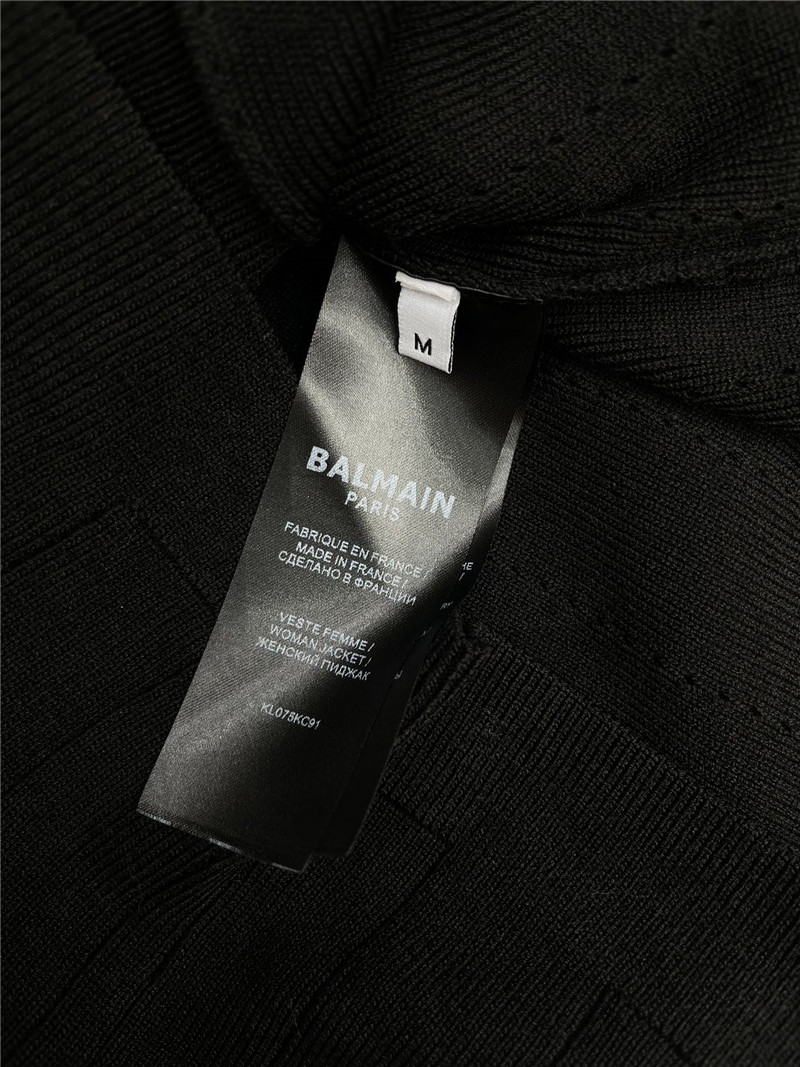 Balmain metal buckle V-neck long-sleeved replicas clothes