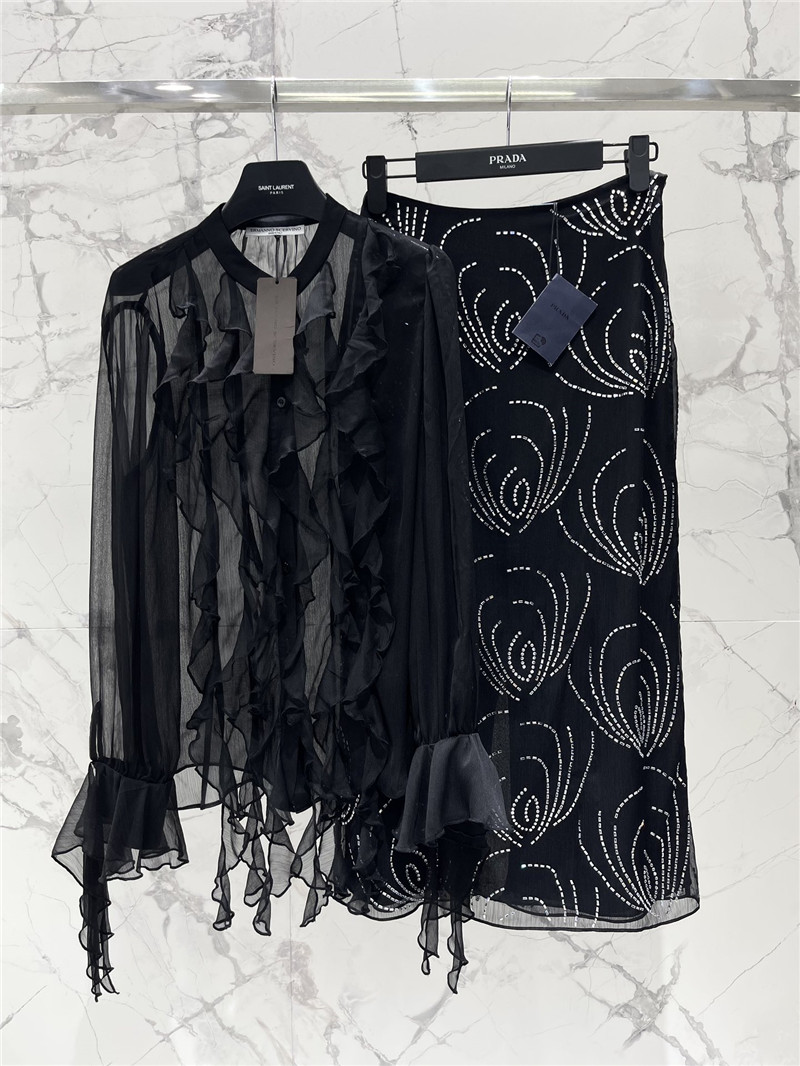 prada mid length pencil skirt replica clothing sites