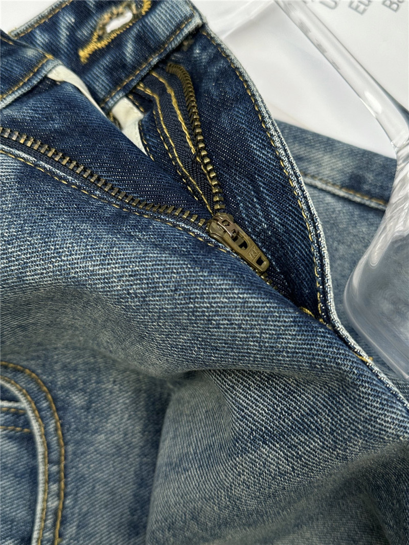 L0ew* back slit denim skirt replica d&g clothing