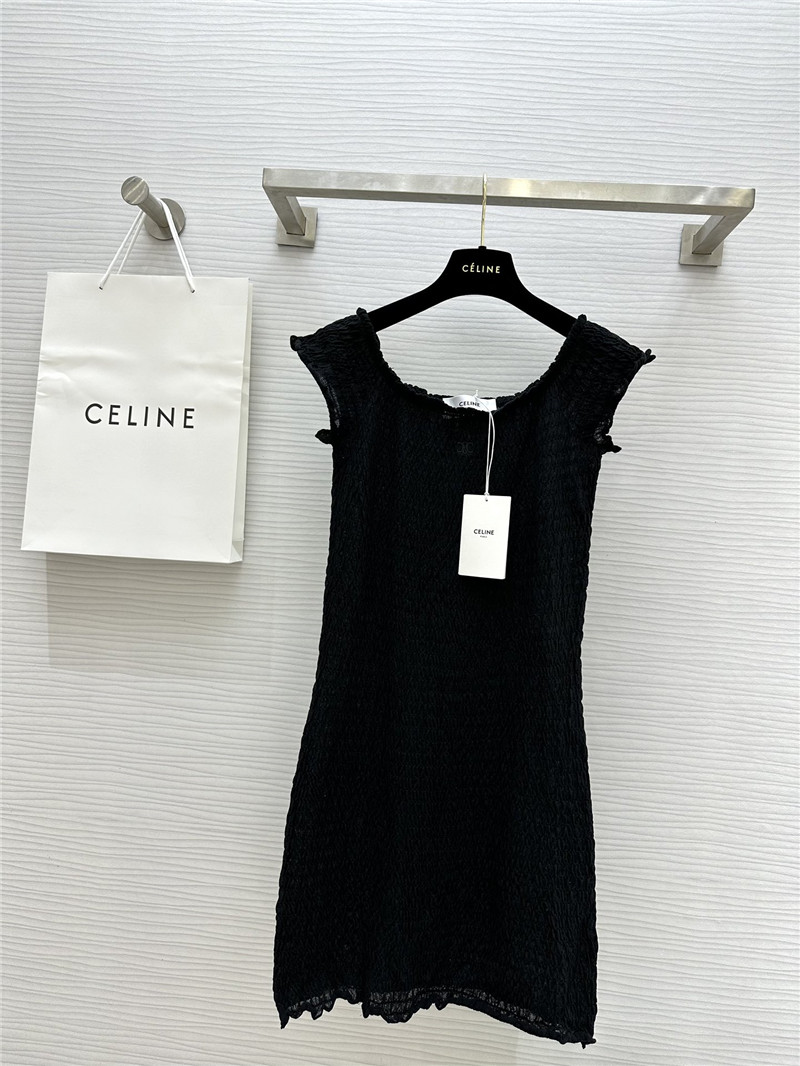celine lace little black dress cheap replica designer clothes