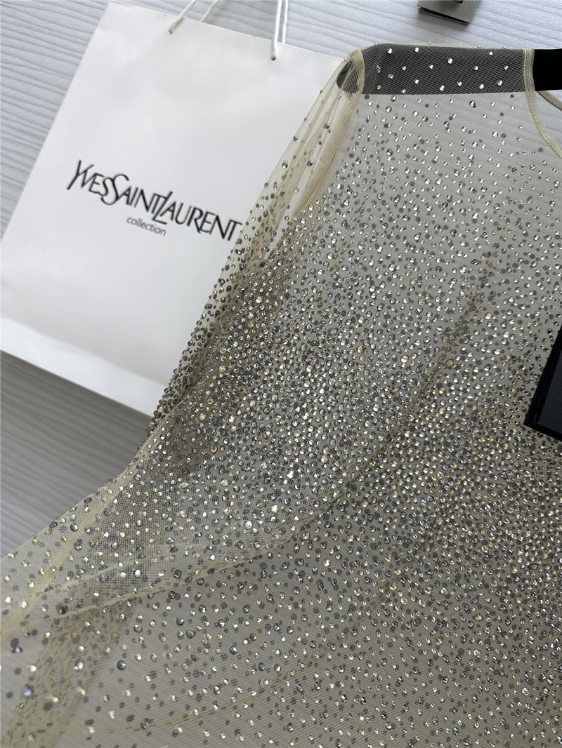 y51 full D1am0nd fried mesh top replica d&g clothing