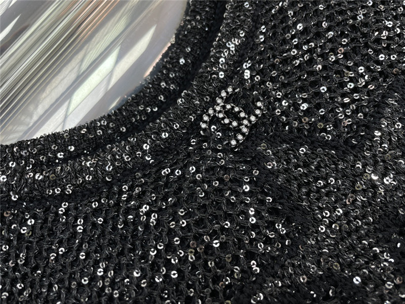 Ch**el starry knitted dress replicas clothes