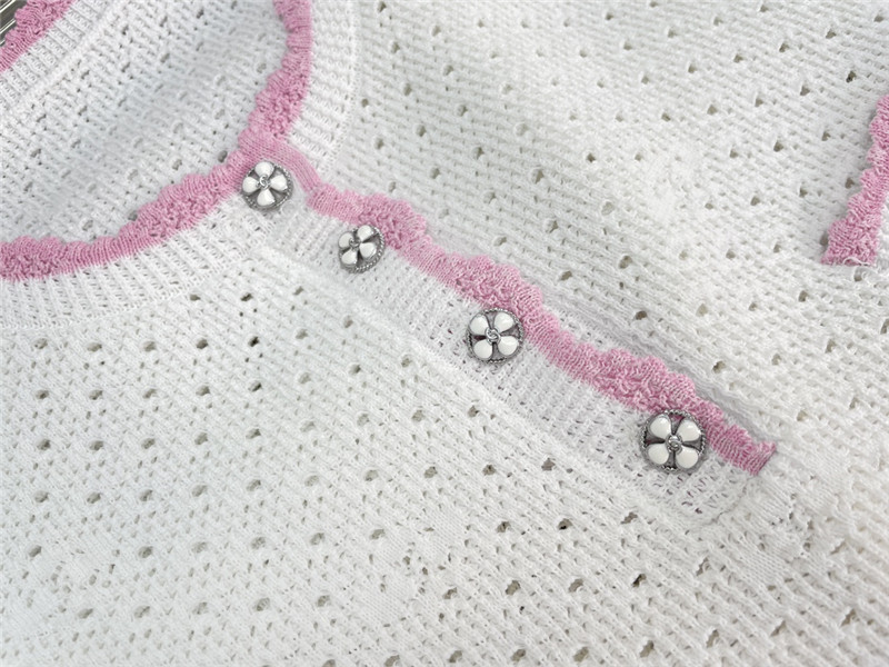 Chanel hollow knitted camisole replica clothes