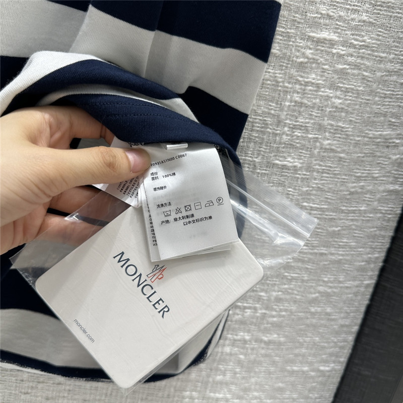 Moncler striped backless long skirt replica clothing