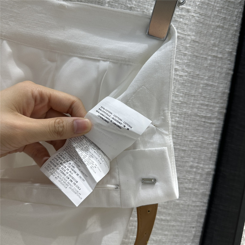 Pra*a triangle belt suit shorts replica clothing