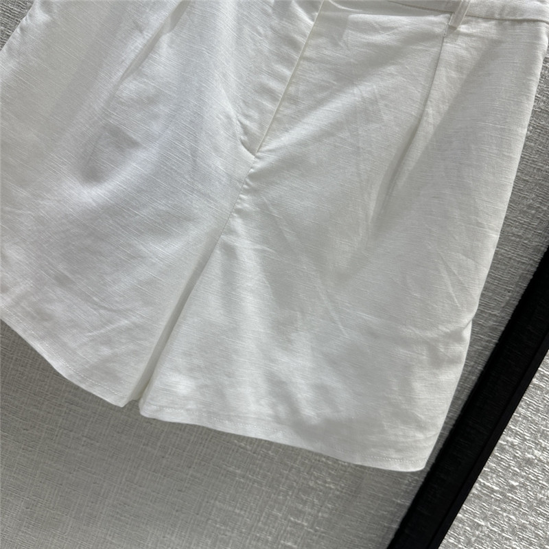 Pra*a triangle belt suit shorts replica clothing