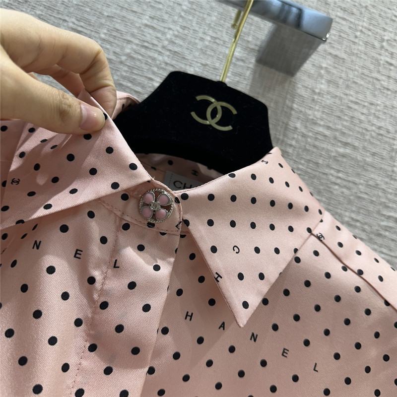 Ch**el silk vest shirt replica designer clothes