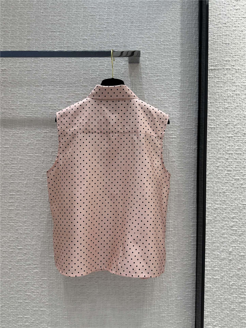 Ch**el silk vest shirt replica designer clothes