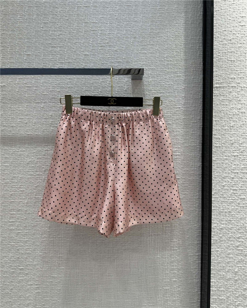 Chanel silk shorts cheap replica designer clothes